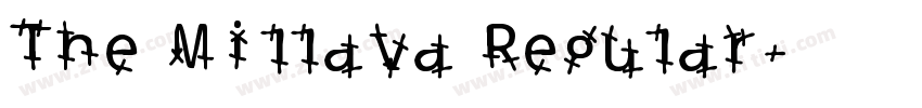 The Millava Regular字体转换